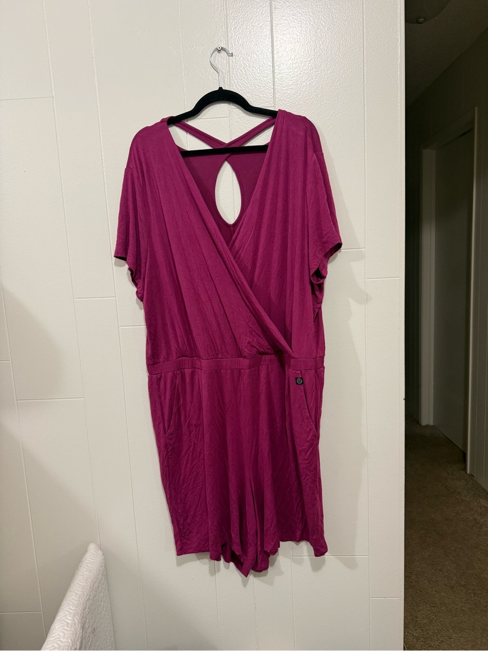 Lane Bryant Magenta Knit Top
